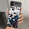 Jujutsu Japan Anime Harte PC-Handyhülle Für Samsung Galaxy Z Flip 6 5 4 3 Schwarze Abdeckung ZFlip6 Flip5 Flip4 5G Faltbare Druckhüllen