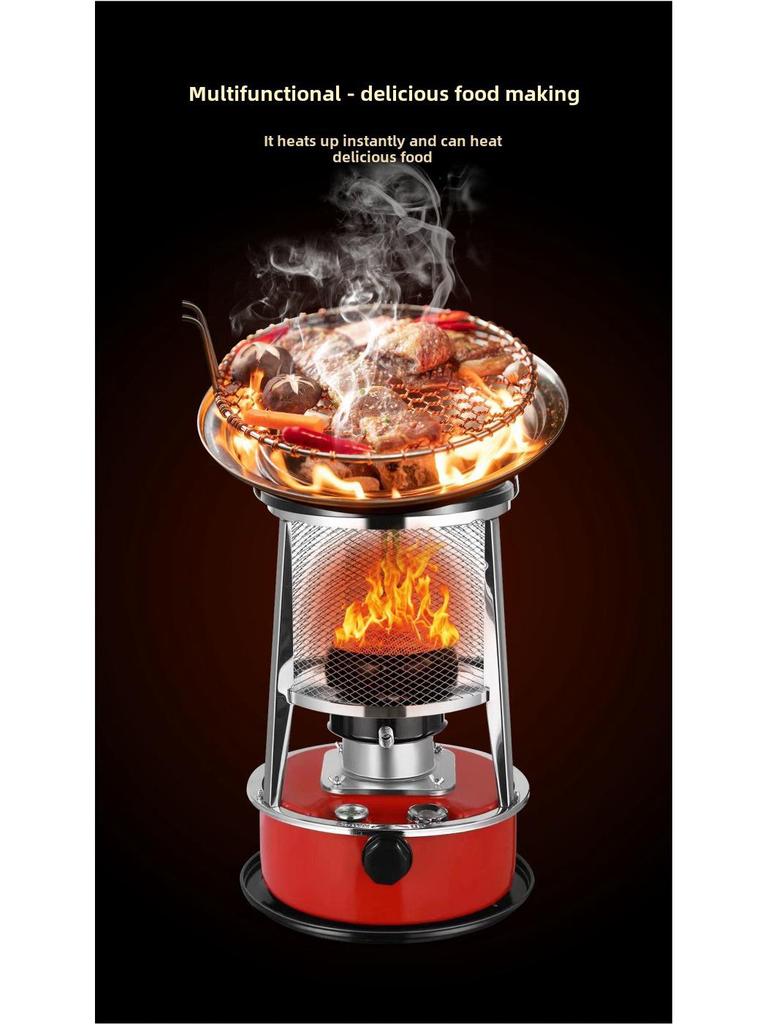 Portable Kerosene Heater Stove for Outdoor Activities Like Ice Fishing, Camping, and Household Heating.