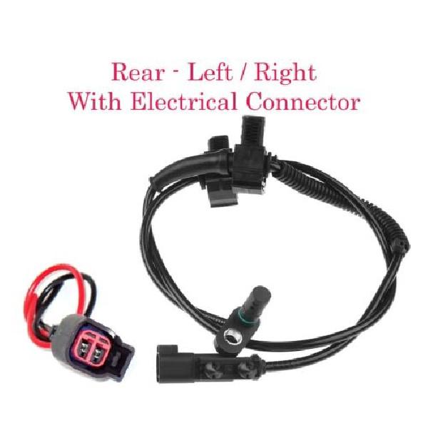 

ABS Wheel Speed Sensor & Connector Rear L/R Fits Chevrolet GMC 2014-