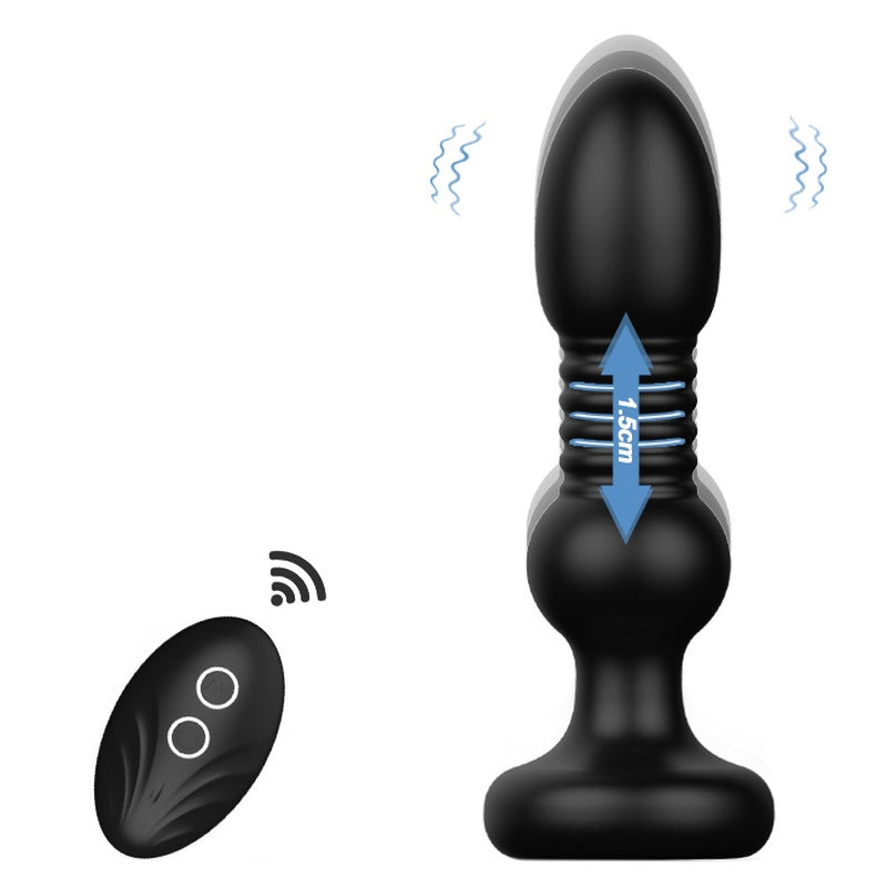 Plug Va-et-Vient Melo 12.5 x 3.8cm - AnalTech - Plugs Vibrants
