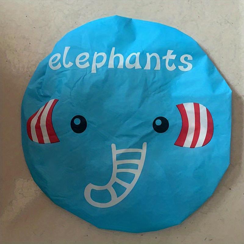 Reusable Cute Cartoon Shower Cap - Waterproof EVA Hair Cover for Hair Protection, Travel Essential