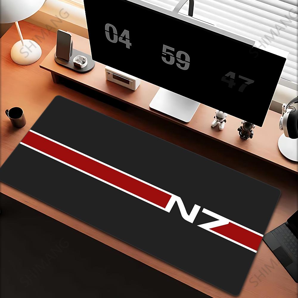 Mass Effect N Podkładka pod mysz Duże Akcesoria do gier Mata na mysz Mata na klawiaturę Podkładka na biurko dla gracza PC Podkładka pod mysz komputerową XXL Podkładka pod mysz do laptopa