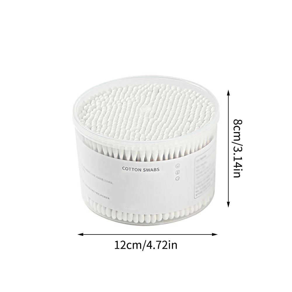 500PCS Boxed Double-Ended Cotton Swabs - Disposable Cleaning Cotton Swabs For Ear Cleaning - Makeup Removal Cotton Swabs
