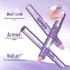 LilinZhi Nail Care Essence Pen: 2-in-1 tool to file away dead skin, nourish, repair nails, and edges for portable manicure care.