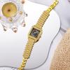 Nieuwe Mode Dames Armband Vierkante Horloges Dames Quartz Polshorloge Voor Valentijnsdag Verjaardagscadeaus