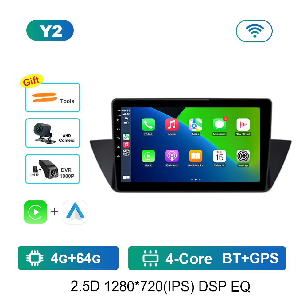 10.1'' for BMW X1 E84 2009 - 2012 Android OS Car Audio Multimedia Player WiFi IPS Screen Bluetooth 4G GPS Navigation Head Unit