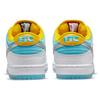 FTC X Nike Dunk Low SB Lagoon Pulse Unisex Sneakers Blue White Metallic-Silver DH7687-400