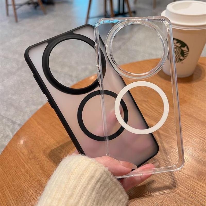 Magnetic Case For Honor Magic 6 Lite X9B 5G For MagSafe Clear Cover For Honor X9 B Shockproof Antiknock Crystal Bumper