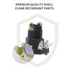 12VDC 117 1197 Starter Solenoid 4 Terminal Starter Relay Solenoid Replacement for Toro Exmark Timecutter Ss5000 Z4200