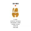 Pet Dog Cat Chinese New Outfit Red Gold Cloud Dragon Costume Four-Legged Warm Cotton Suit Adult Kitten