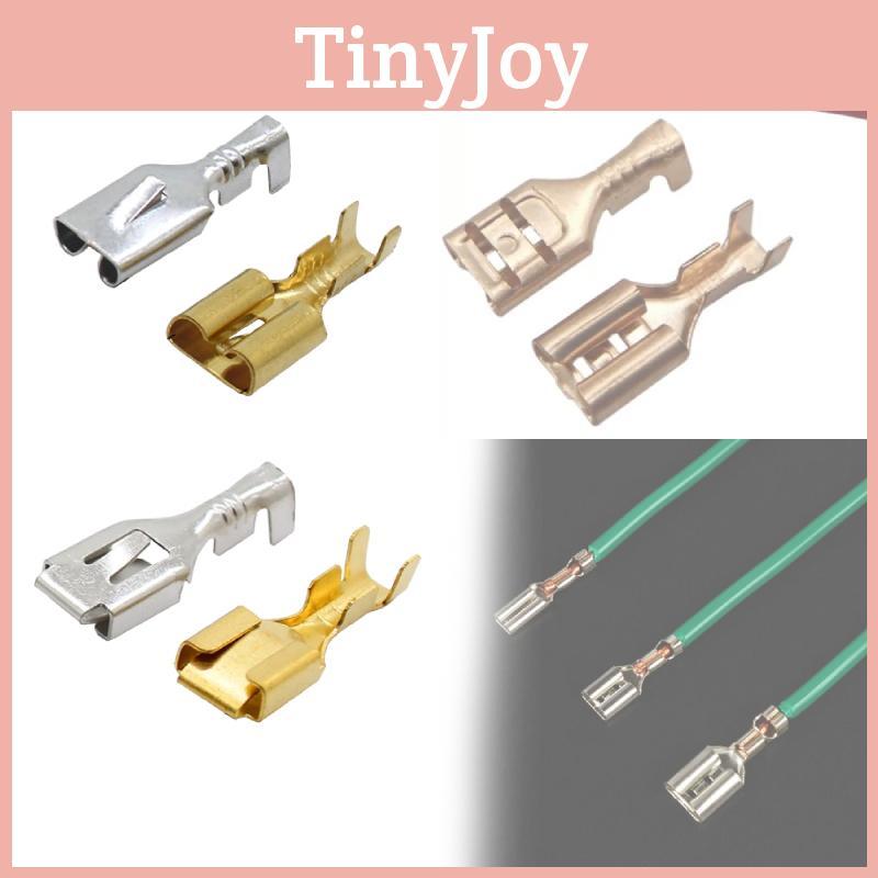 Electronics Copper Tinned Spade Terminal Connectors Applications Automotive