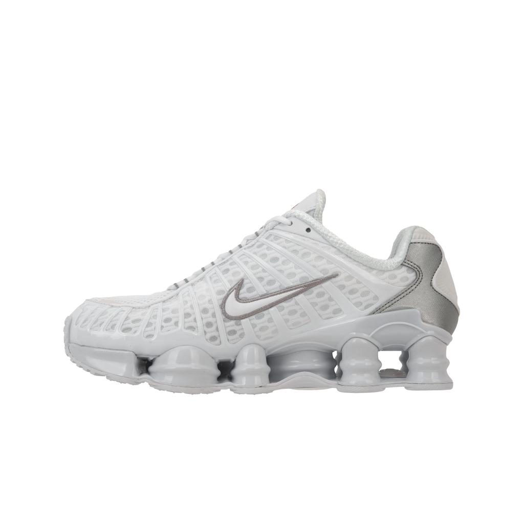 Nike Shox TL Metallic Silver Unisex Sneaker Weiß Weiß-Metallic-Silber AV3595-100