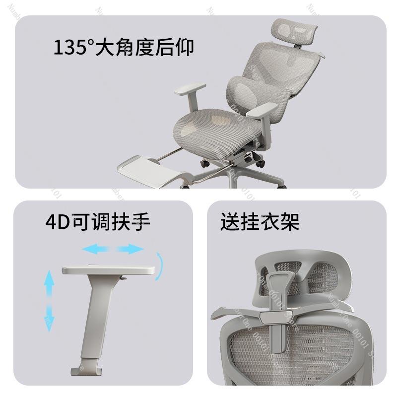 Ergonomic Chair, Lumbar Support Computer Chair, Comfortable Home Chair for Long Sitting, Gaming Recliner