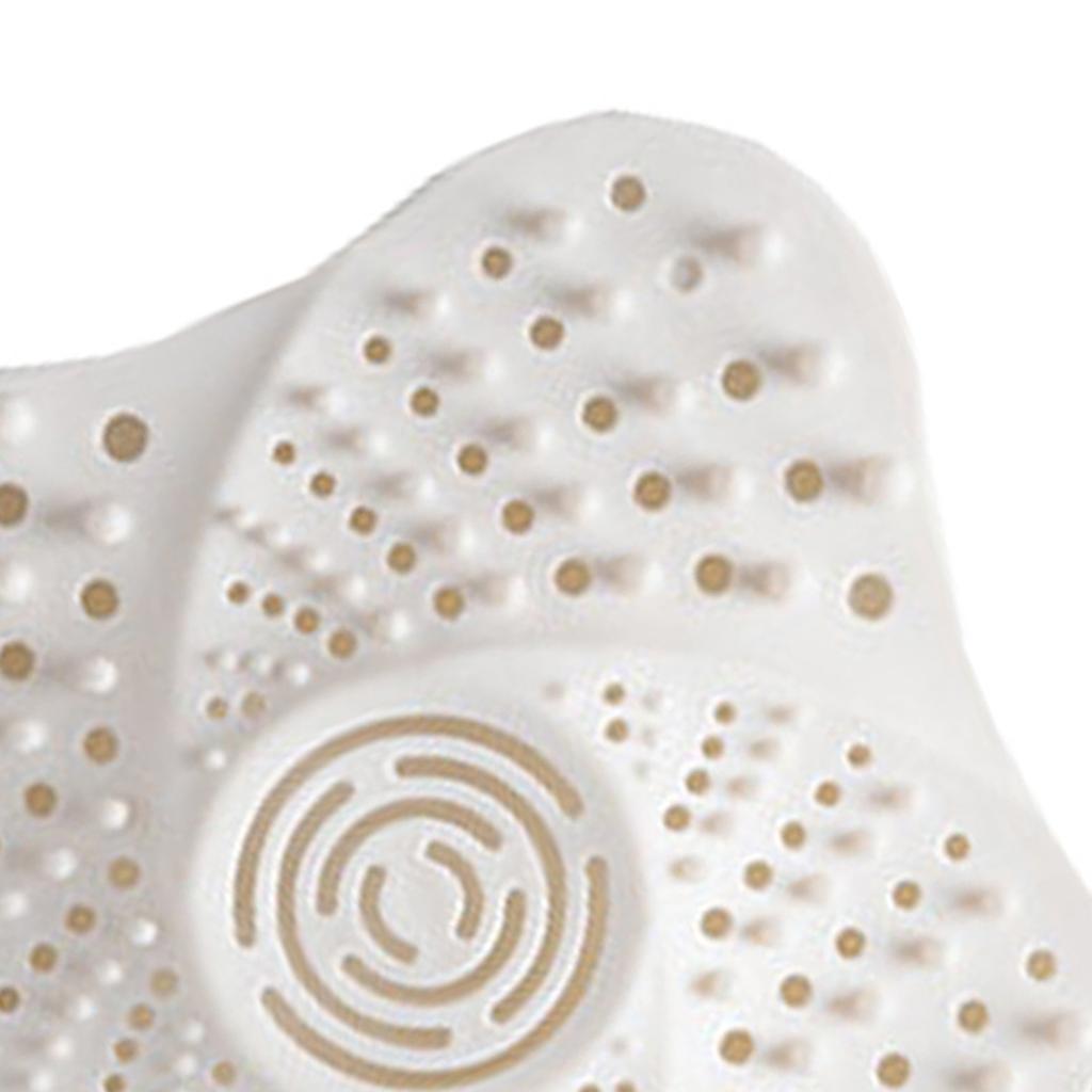 Shower Drain Hair Catcher Prevent Clogging Reusable Silicone Floor Drain Filter Cover for Bathroom Kitchen White