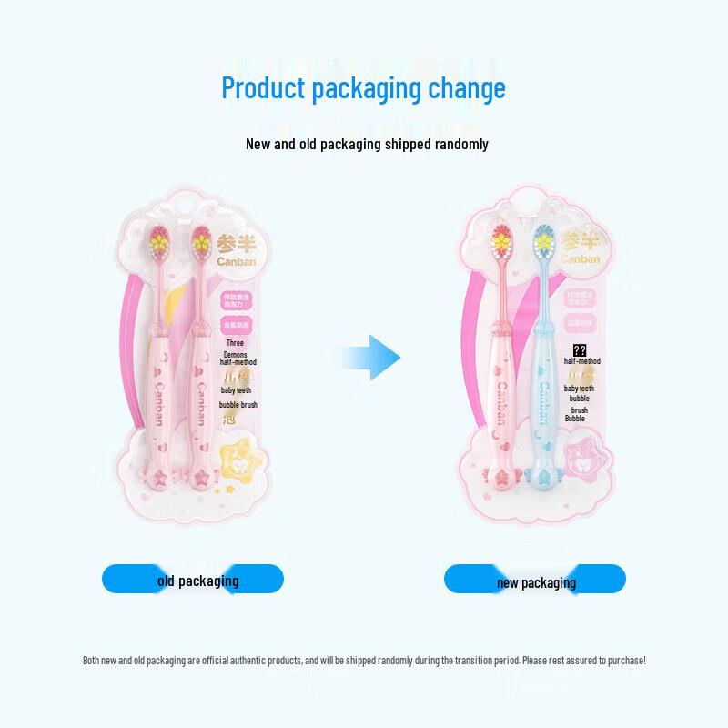 Half-and-Half Children's Bubble Magic Wand Toothbrush