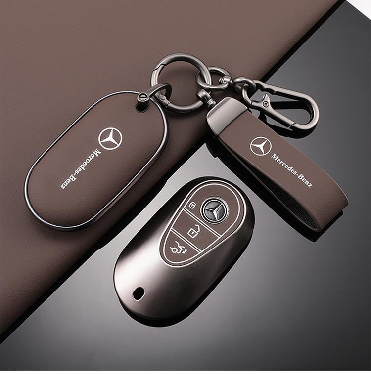 D4TPU Car Smart Remote Key Case Cover Shell Styling Accessories For Mercedes Benz C E S Class W223 W206 C260 C300 S400 S450 S500