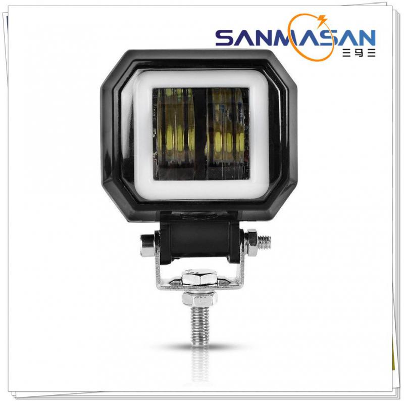 

2/1 шт 12 В-80 В водонепроницаемый круглый светодиодный фонарь «ангельские глазки», портативный прожектор для мотоцикла, внедорожника, грузовика, вождения автомобиля, лодки, рабочий свет