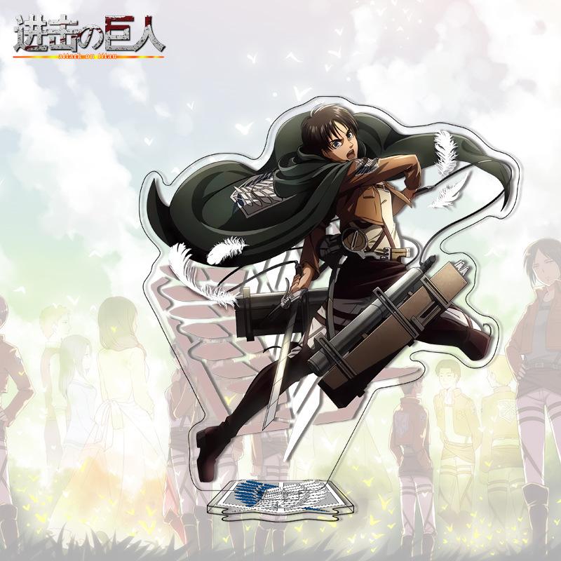On Attack Titan Acrylic Stand 41-80 Anime Figure Custom Made Drop Shipping Distributor Merchandise For Kids Adults Children's Birthday Gift Holiday