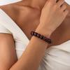 Trendy Y2K Aesthetic Smudge Resin Bead Chain Necklace Lightweight for Women Summer Beach Wear Jewelry Gift