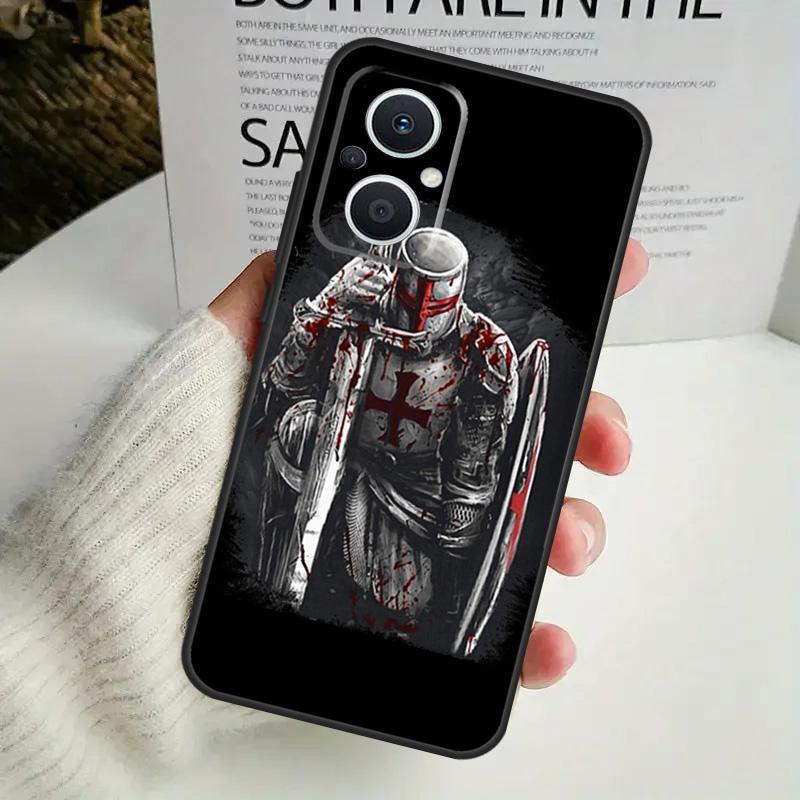 Christian Templar Knights Case For OPPO Reno 8 7 6 5 4 Lite 8T 5Z 4Z 10 11F OPPO Find X5 X6 Pro X2 Neo X3 Lite Cover