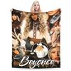 Super Soft Beyonce Cowboy Carter 2025 Tour Throw Blanket Premium Fleece Flannel Bed Blanket Cozy Plush Bedspread All Season Use