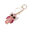 Adorable Crystal Owl Keychain Fashionable Keyring For Women Unique Gift Accessory