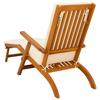 Adjustable and Foldable Sun Lounger Set 2 Pcs 55 X 146 X 91 Cm