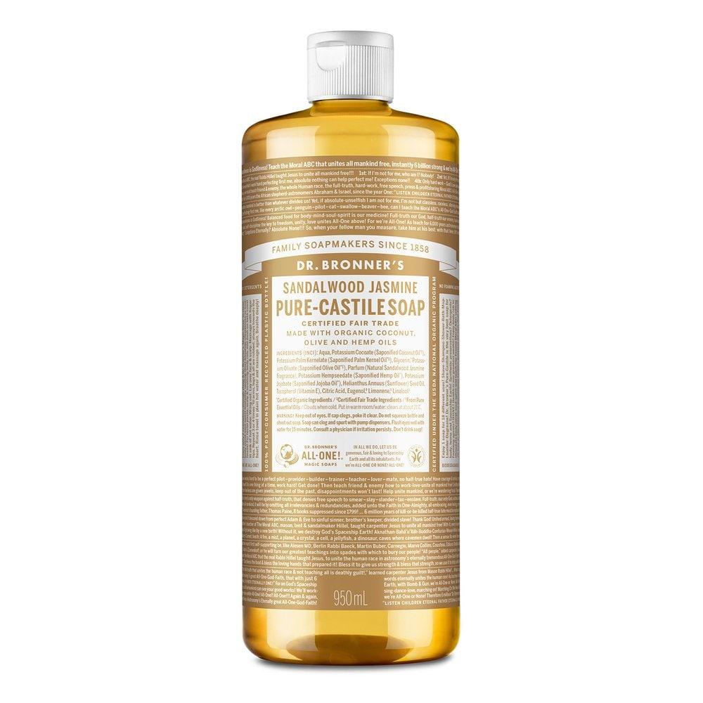 

DR. BRONNER S Сандаловое дерево Жасмин Чистое кастильское мыло 950 мл