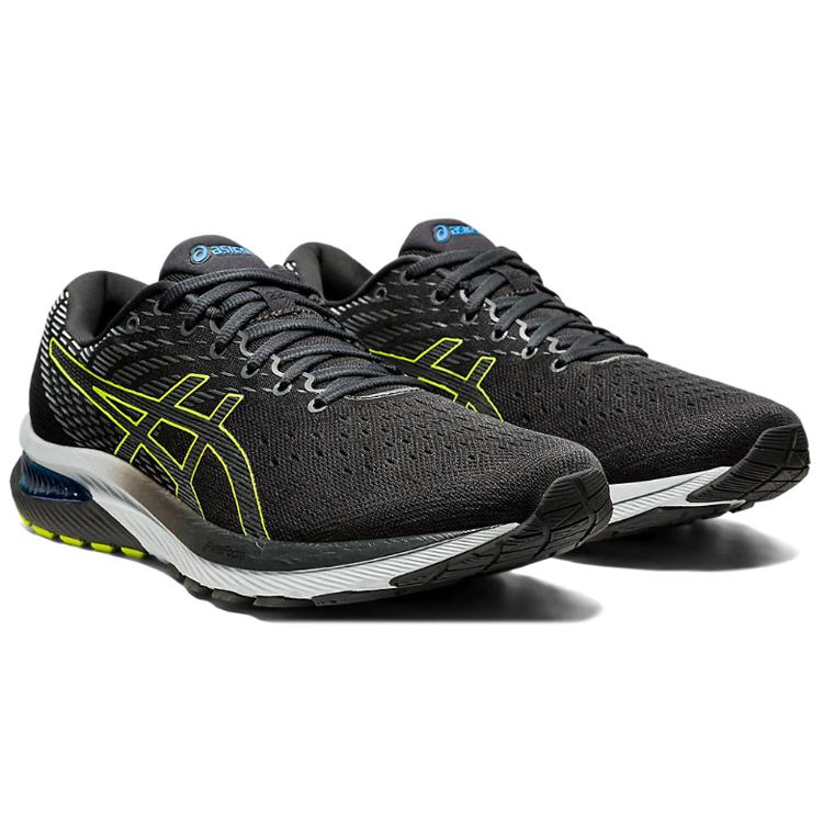 New Asics Gel Cumulus 22 2E 'Black Yellow' 1011A860-020