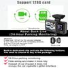 Wifi 3 Channel Camera Mini Car Dvr Dash Cam HD1080P Dash Camera Dual Len Dashcam Video Recorder Black Box 24H Parking Monitoring