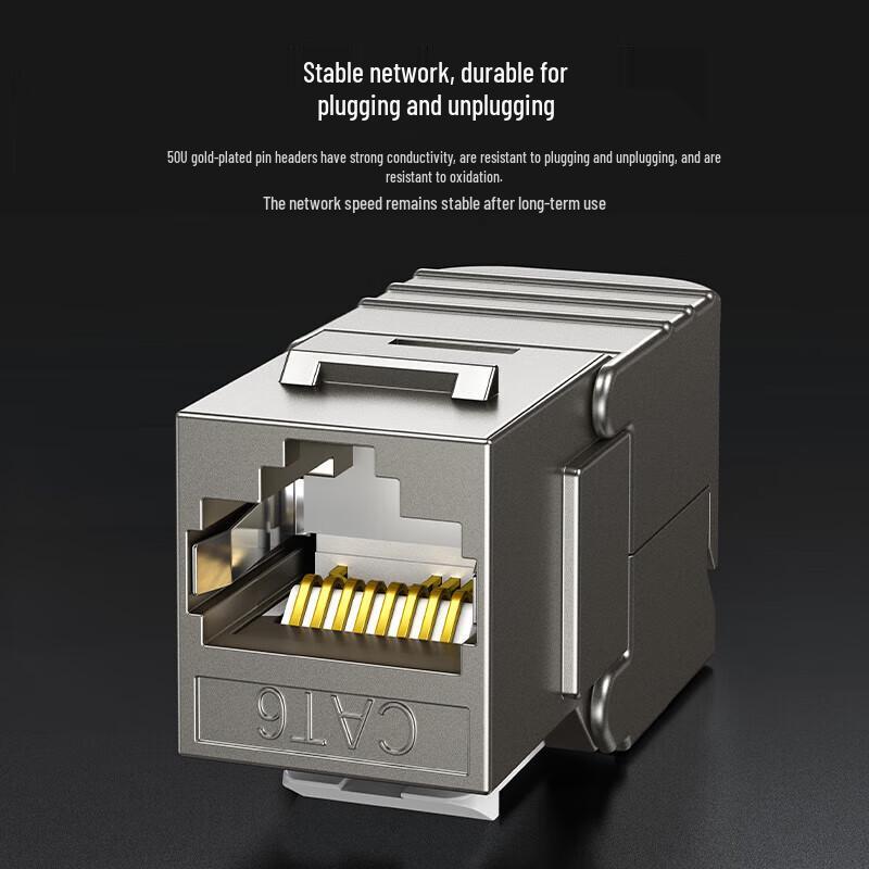 UGREEN CAT6 Shielded Tool-Free RJ45 Keystone Jack