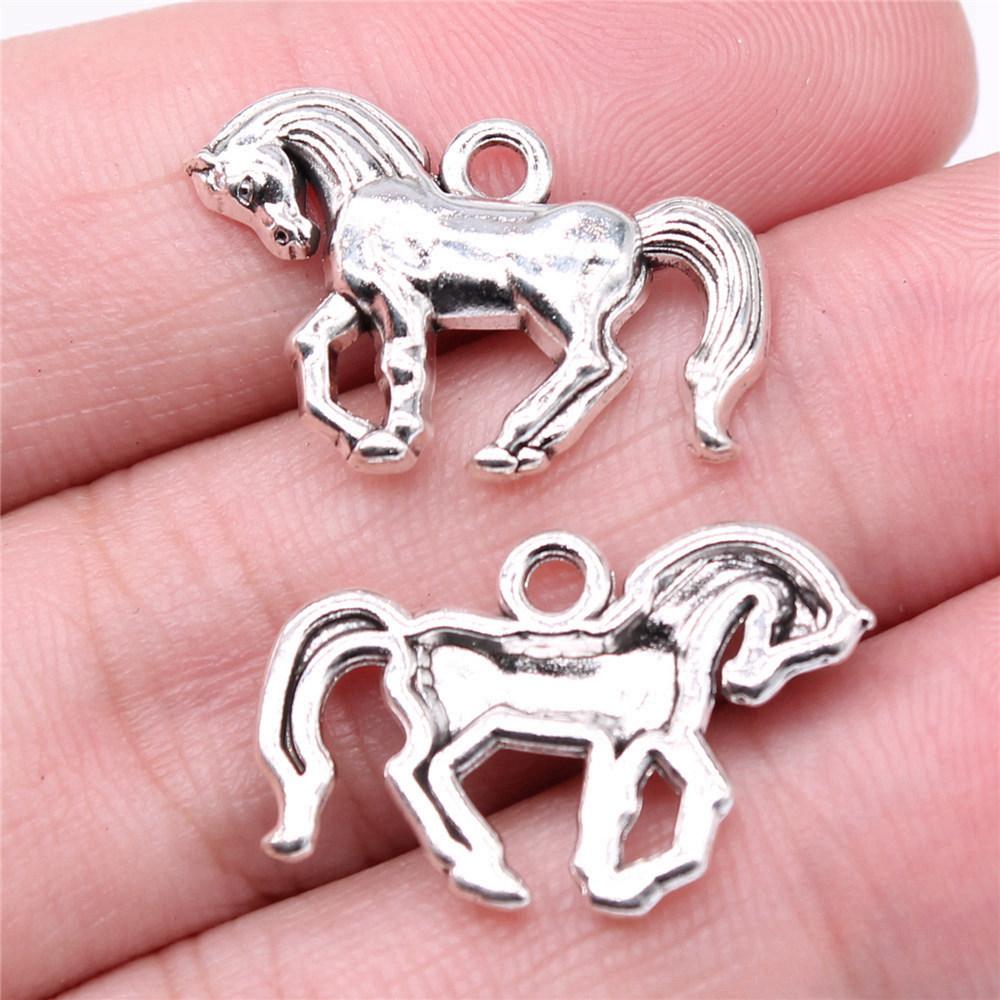 Charms Pegasus Horse Pendants Minimalist Jewelry Components QC095