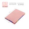 A5 Soft Cover Rainbow Edge Cute Notebook - Custom Color Edge Thick Leather Diary
