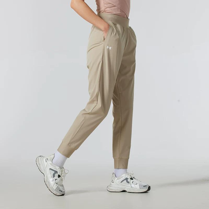 Under Armour Official Women's Pants Genuine Summer Stretch Sports Pants Loose Casual Pants Woven Jogger Pants