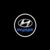 2PCS LED Car Welcome Door Lights Badge Accessory For Hyundai Genesis N-LINE I10 I20 I30 I40 IX20 IX35 Kona Getz Veloster Tucson PP18
