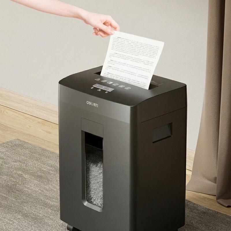 Deli GA583 Level 5 Micro-Cut Small Office Paper Shredder CN Plug (adapter Included)