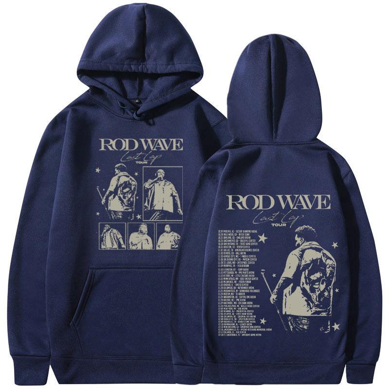 Rod Wave Last Lap 2024 Tour Concert Hoodies Men's Women Clothing Hip Hop Fashion Hooded Oversized Sweatshirt Pullover Streetwear