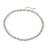 Colorful CZ Stone Copper Bracelet And Necklace Set With Lobster Clasp Adjustable Minimalist Romantic Jewelry