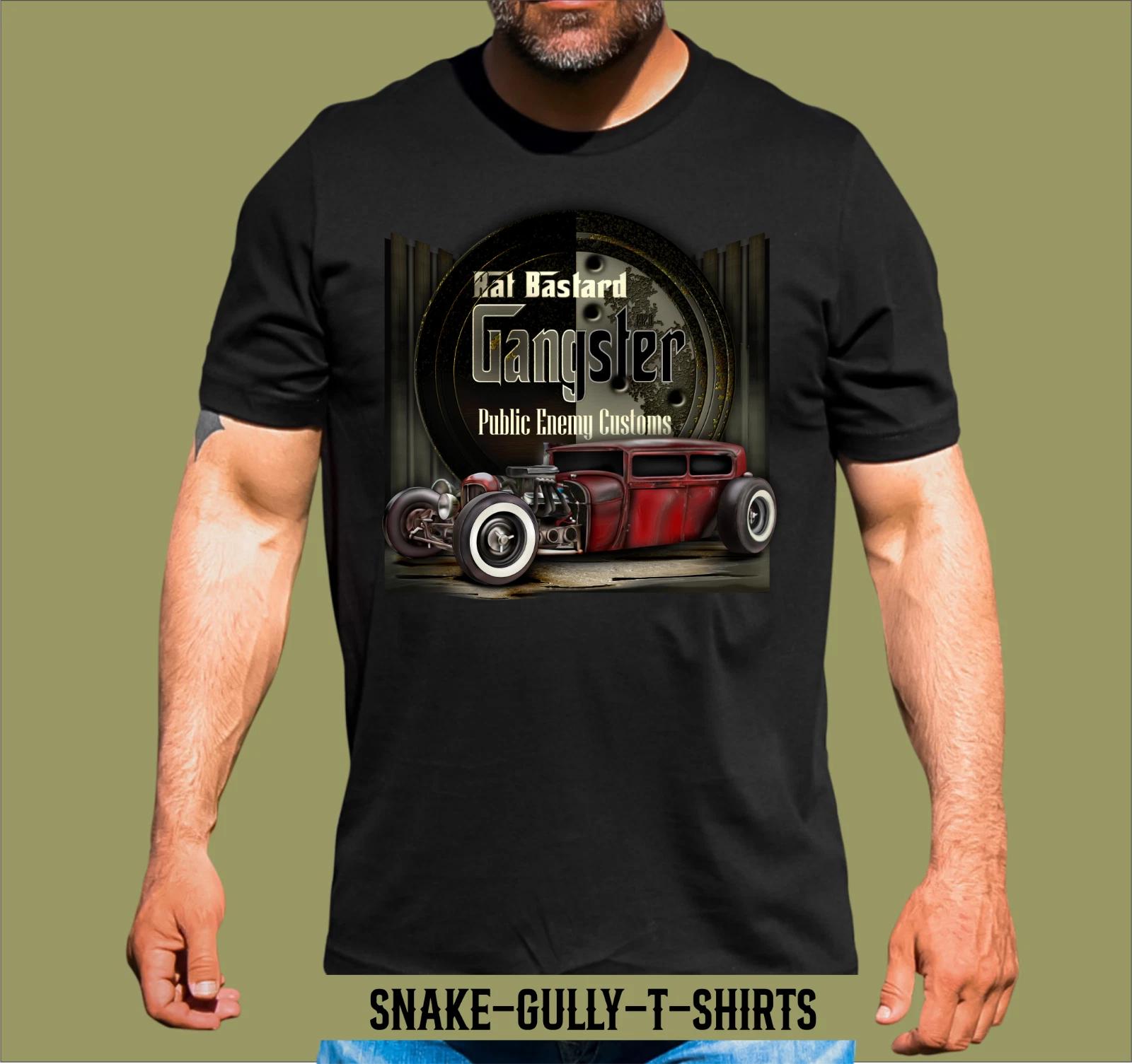RAT BASTARD GANGSTER RATROD T-SHIRT 2XL