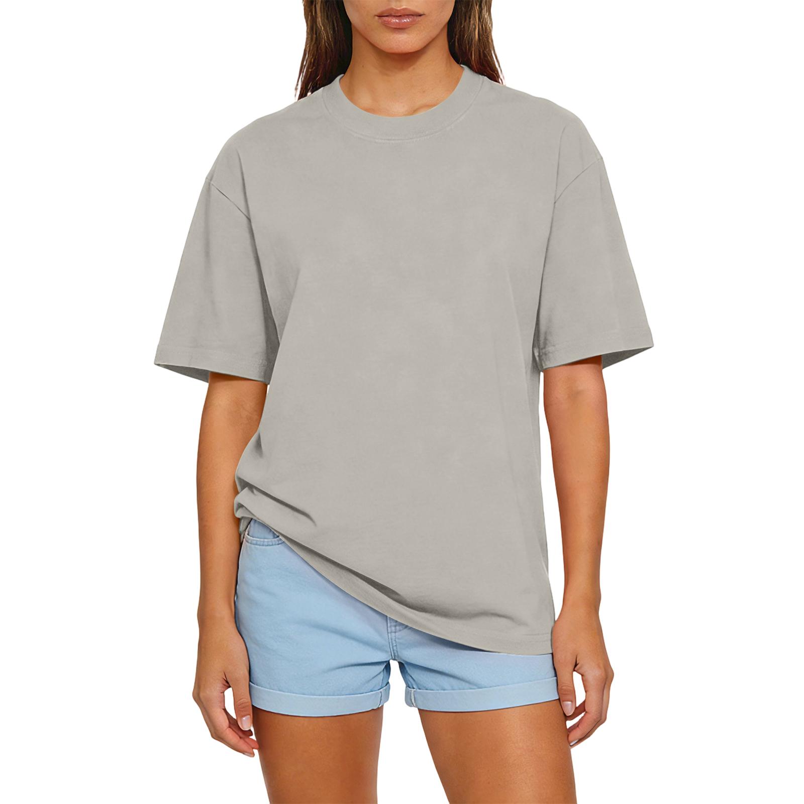 

Unisex Color Casual Fashion Top Short Sleeved T-shirt S