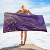 Exotischer Blumendruck Weiches Mikrofaser-Badetuch Groß Wasserabsorbierend Für Strand und Surfen