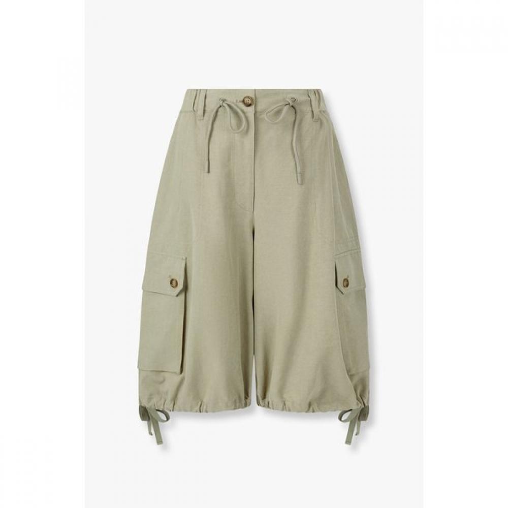 Studio Tomboy Men String Bermuda Cargo Pants 9106231086 khaki beige/OS
