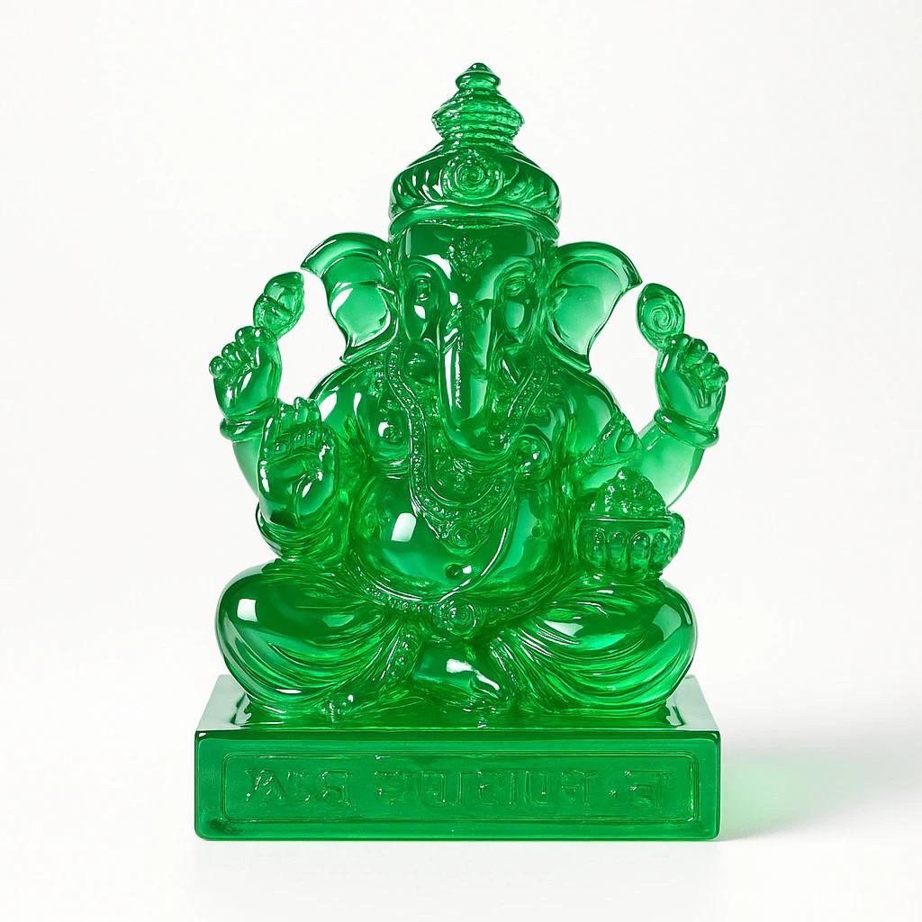 Ganeśa Głowa Słonia Hinduizm Bóg Posąg Potężny Amulet Sukcesu Talizmany Biżuteria Vintage Bogaty Ochrona Zdrowia Szczęśliwe Pieniądze Bogaty