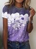 Women's T-shirt Floral Print 3D Digital Print New Women's T-shirt 3211 EMA