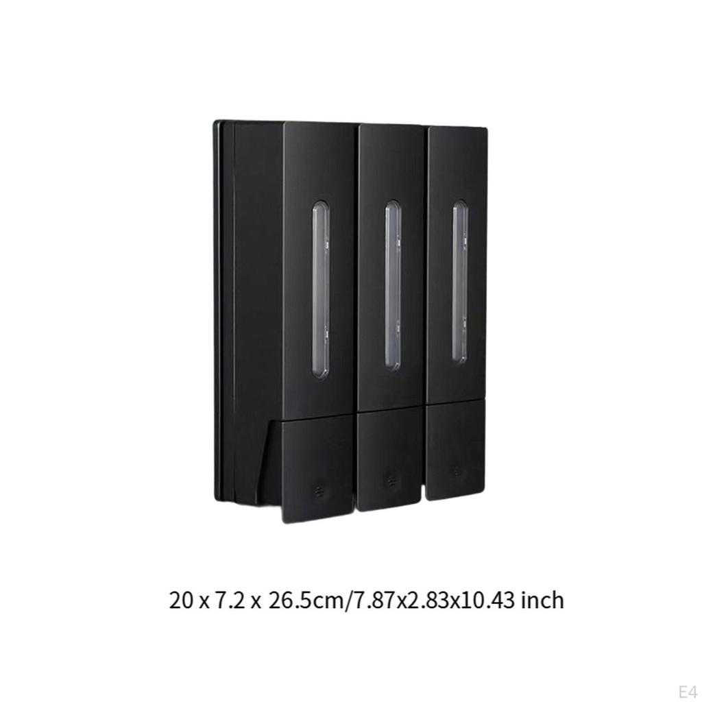 3 Chamber Shower Soap Dispenser for Shampoo And Conditioner