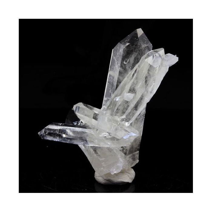 Pierres et Minéraux. Quartz biterminé. 71.5 ct. La Gardette Mine, Bourg d'Oisans, Isère, France.