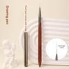 Durable Sandalwood Pole Nail Art Brush Professional Nail Liner Brush Nail Art Phototherapy Pen Nail Painting Brush
