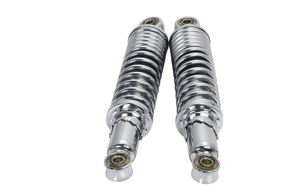 LK SHOP Suspension Rear 280mm Monkey Gorilla Silver Plated Set of 2 with Installation Instructions