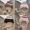 Winter Knit Warm Cap Padded Lining Women Cold Weather Trendy Hat Breathable