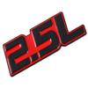 3D Metal Car Sticker 2.0L 2.2L 2.3L 2.4L 2.5L 2.8L 3.0L 3.5L Logo Emblem Badge Decals for BMW Audi Volkswagen Ford Toyota Honda